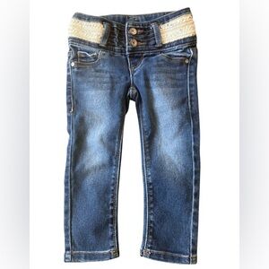 2T Toddler Squeeze Stylish Blue Denim Kids Jeans